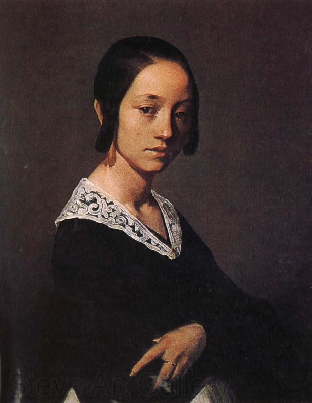 Jean Francois Millet Portrait of Fierden Spain oil painting art